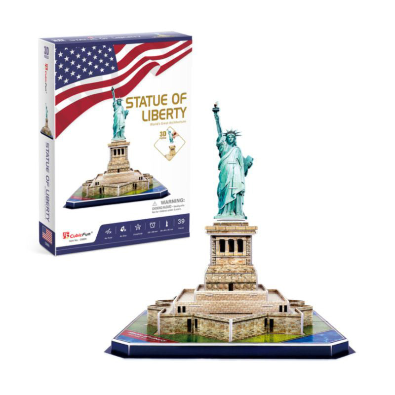 3D puzzle children's toy: Statue of Liberty PUZZLES C080H