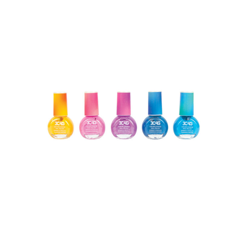 Combo of 5 color changing nail polishes MAKE IT REAL 10013