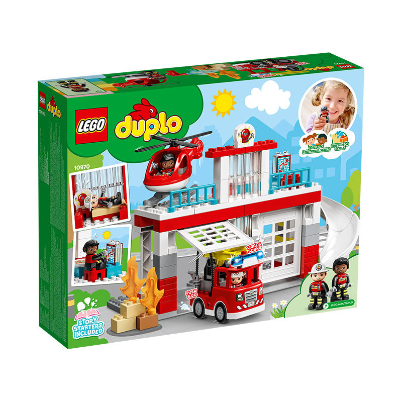 LEGO DUPLO 10970 Fire Station and Helicopter Assembly Toy