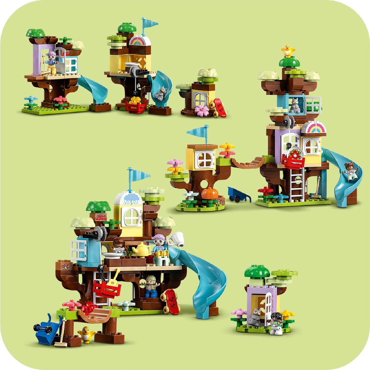 Đồ Chơi Lắp Ráp Ngôi Nhà Trên Cây 3 Trong 1 LEGO DUPLO 10993