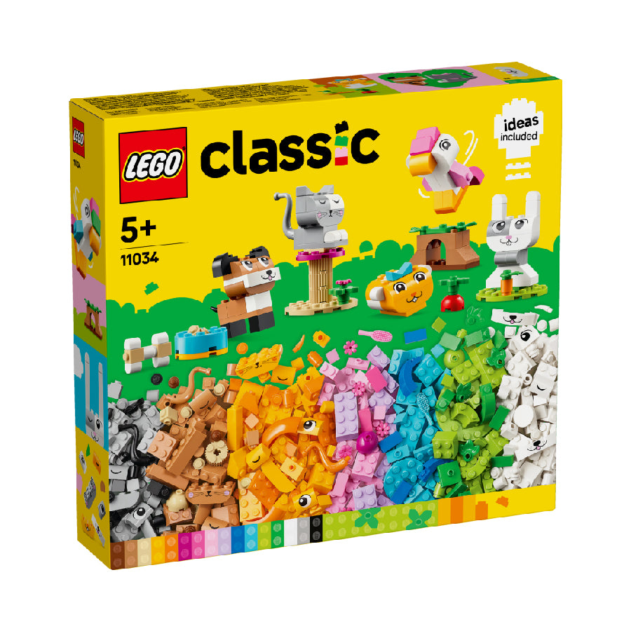 Assembly toy LEGO CLASSIC 11034 animal-themed creative brick set