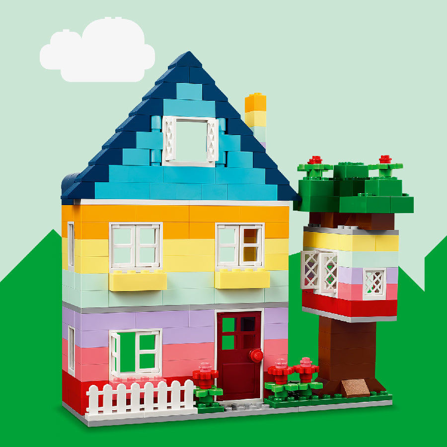 Assembly toy LEGO CLASSIC 11035 house-themed detailed brick set