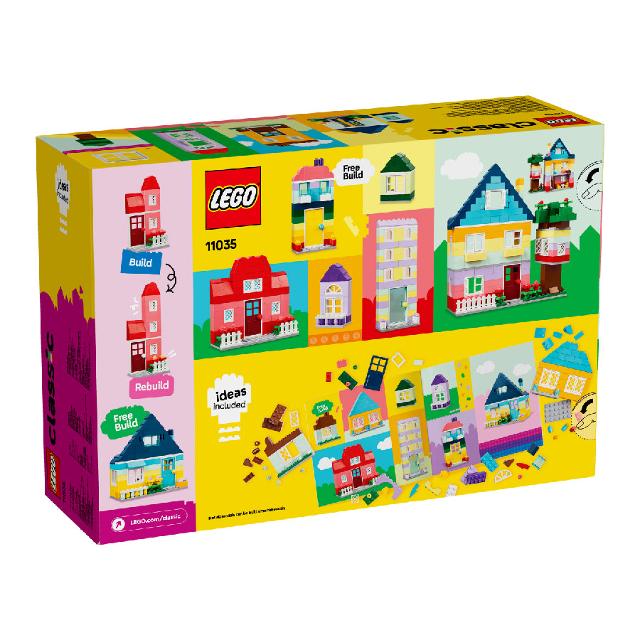 Assembly toy LEGO CLASSIC 11035 house-themed detailed brick set