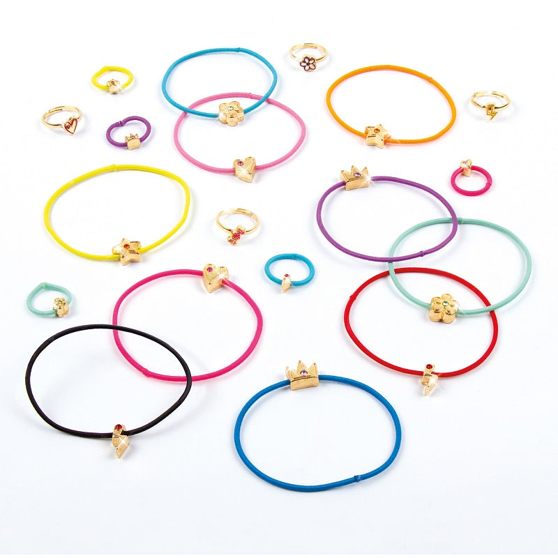 Set of 20 lovely jewelry and hair ties MAKE IT REAL 14027