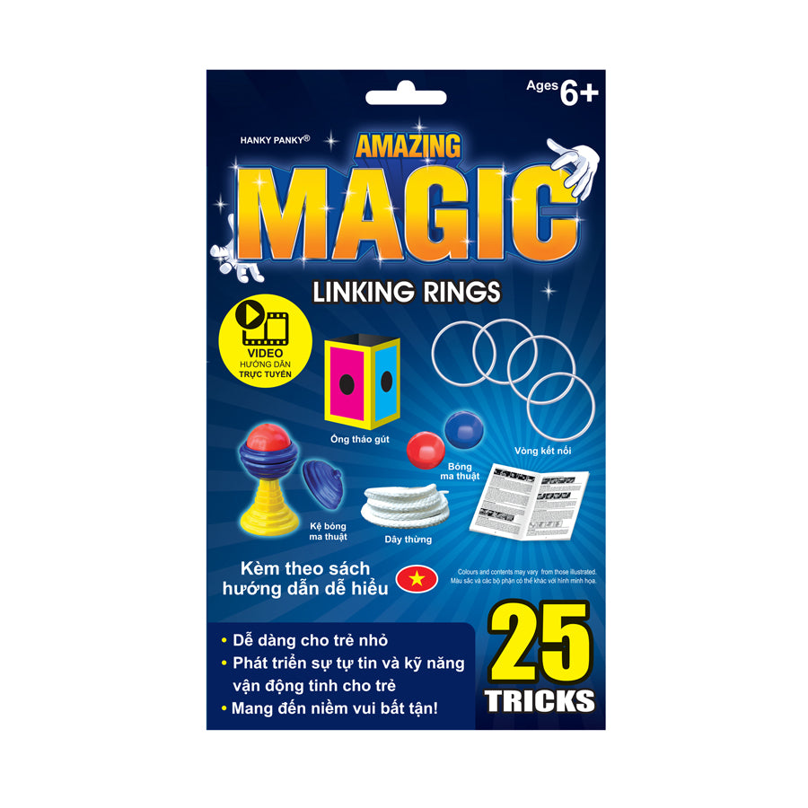 Set of 25 attractive magic tricks with Hanky ​​Panky HP1540 Bracelets