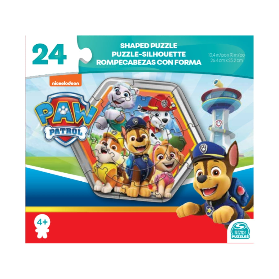 Bộ xếp hình 24 miếng theo shape - Paw Patrol Lục Giác SPIN GAMES 20145675