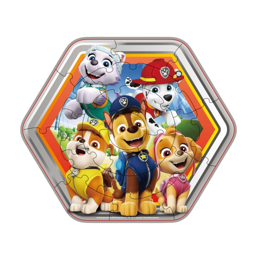 Bộ xếp hình 24 miếng theo shape - Paw Patrol Lục Giác SPIN GAMES 20145675