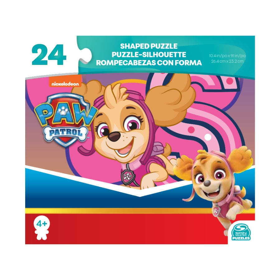 Bộ xếp hình 24 miếng theo shape - Paw Patrol Skye SPIN GAMES 20145677