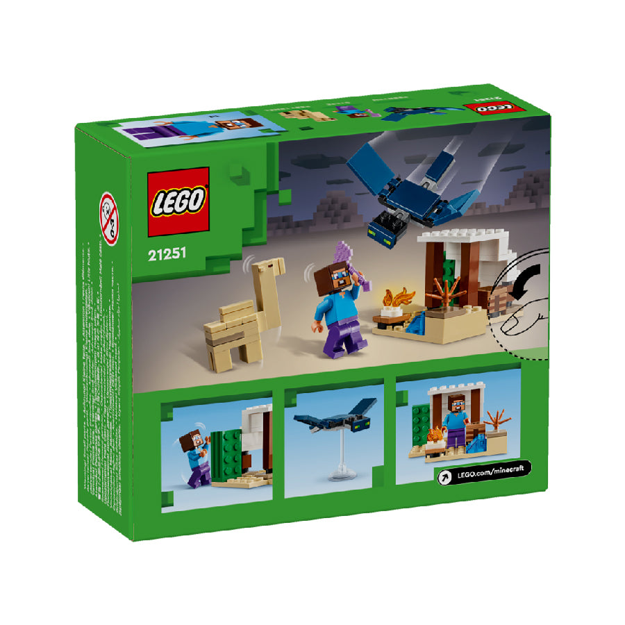 Đồ chơi lắp ráp Chuyến thám hiểm đền thờ sa mạc của Steve LEGO MINECRAFT 21251