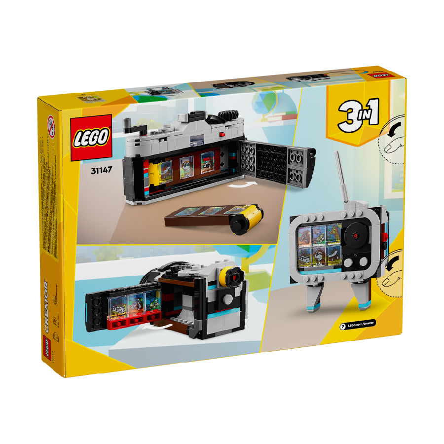 LEGO CREATOR 31147 Retro Camera assembly toy