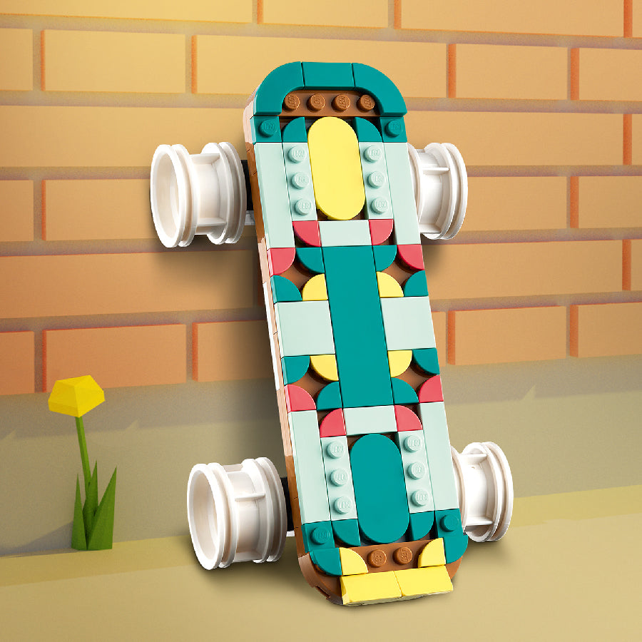 LEGO CREATOR 31148 Retro Roller Skates assembly toy