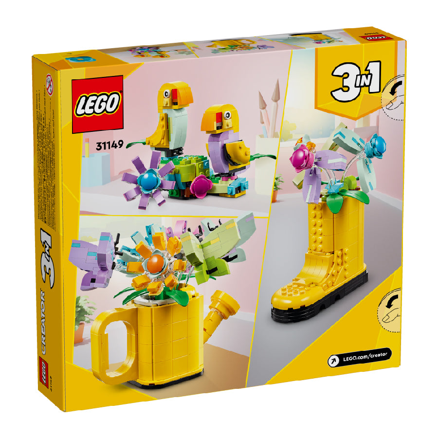 Đồ chơi lắp ráp Chậu hoa trang trí hình bình tưới cây LEGO CREATOR 31149