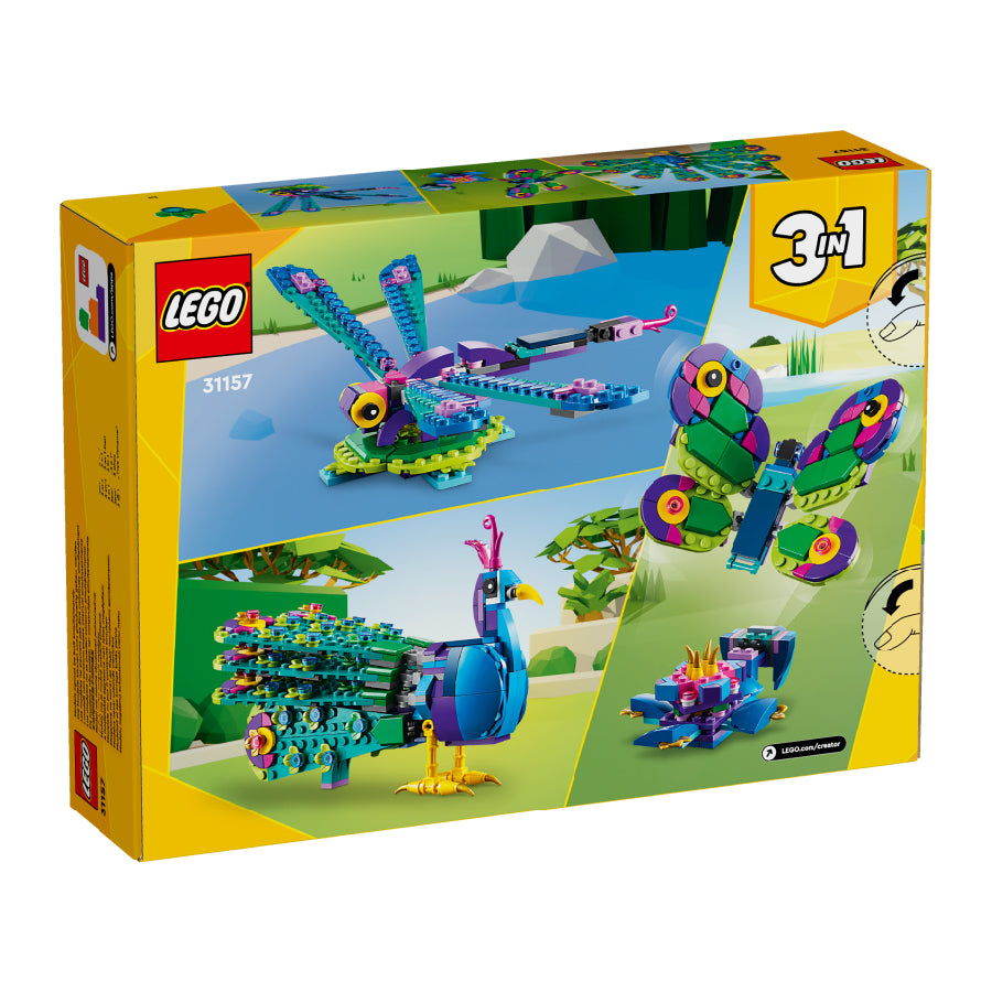 Đồ chơi lắp ráp Mô hình Chim công sặc sỡ LEGO CREATOR 31157