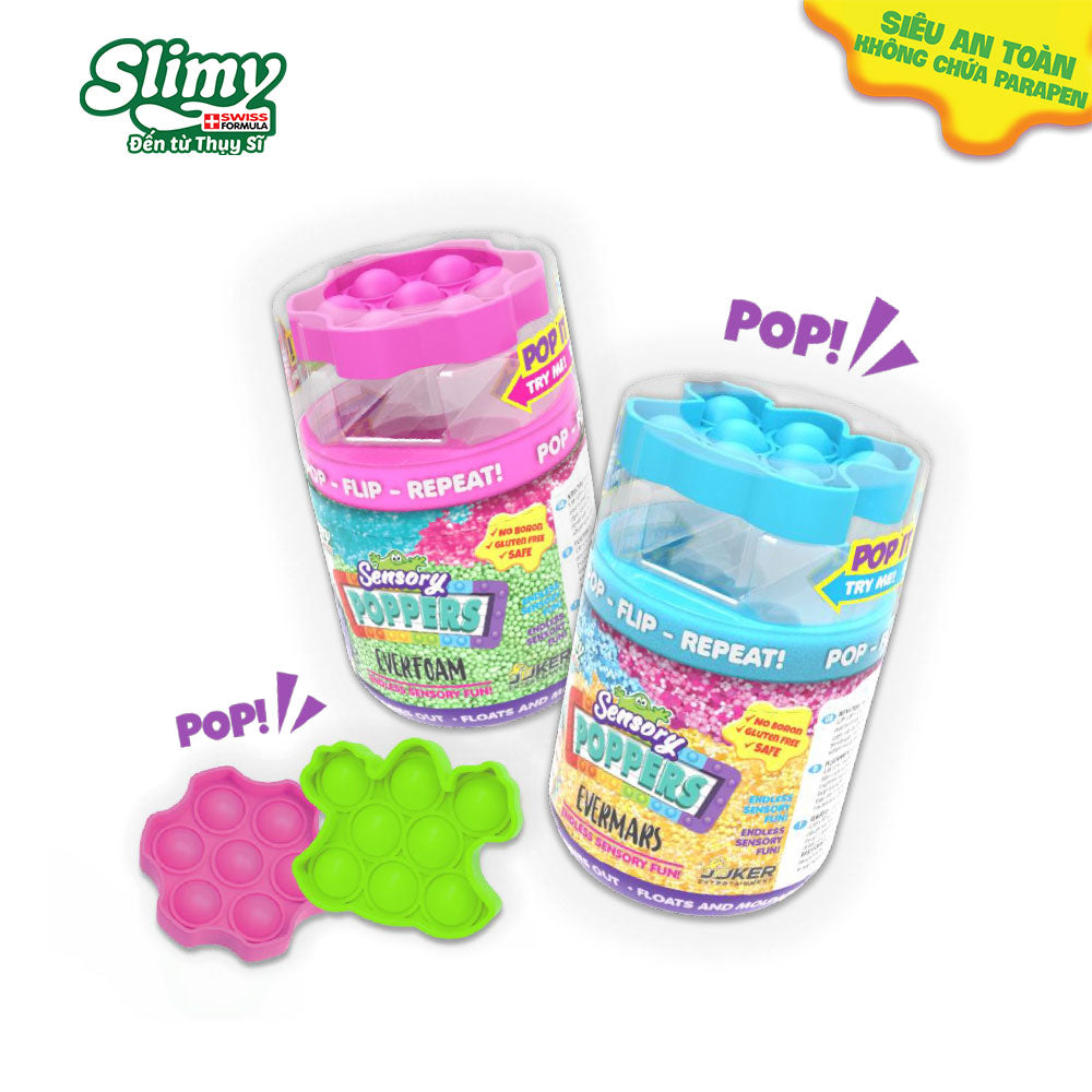 Extremely entertaining Slimy Foam and Pop It creative toy Red SLIMY 32701