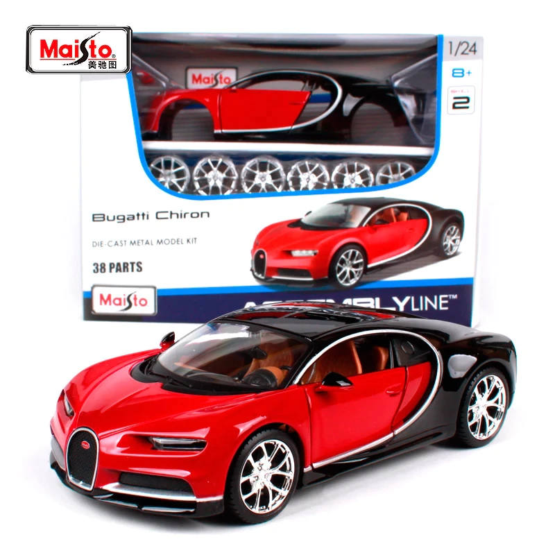 Đồ chơi mô hình lắp ráp Bugatti Chiron tỉ lệ 1:24 MAISTO MT39900