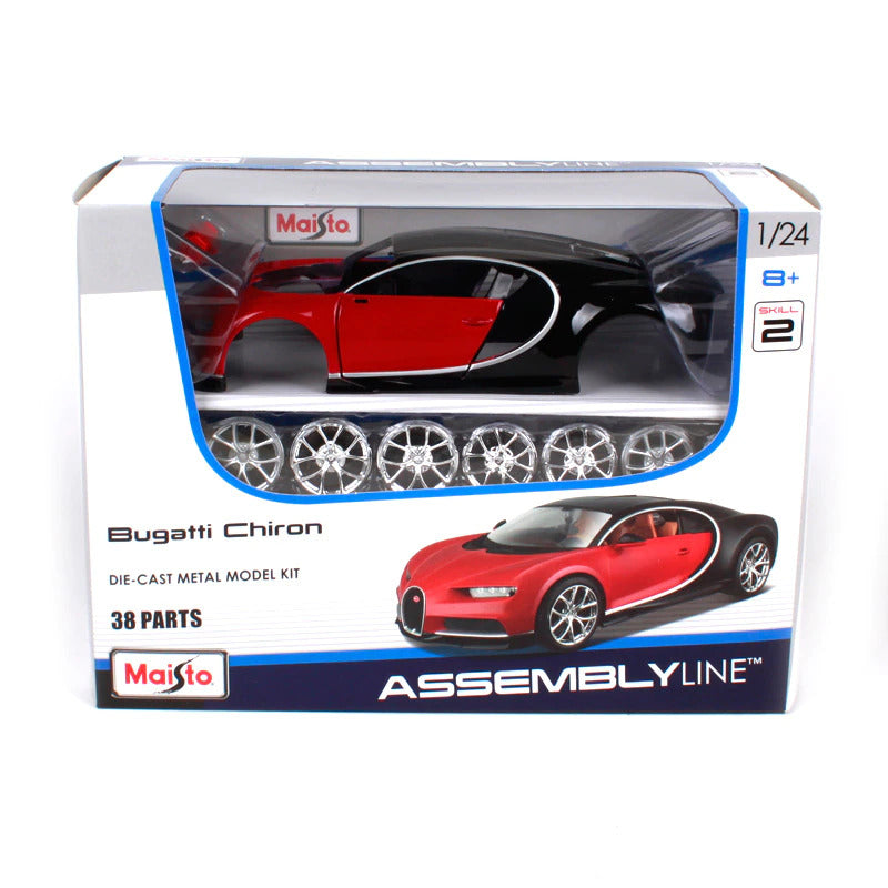 Đồ chơi mô hình lắp ráp Bugatti Chiron tỉ lệ 1:24 MAISTO MT39900