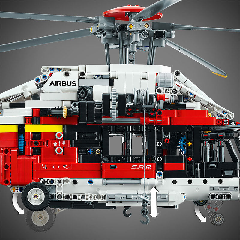 LEGO TECHNIC 42145 Airbus H175 Rescue Helicopter Assembly Toy