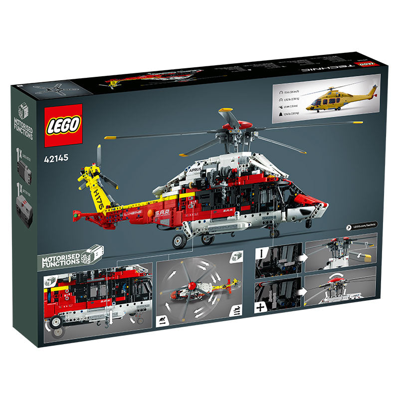 LEGO TECHNIC 42145 Airbus H175 Rescue Helicopter Assembly Toy