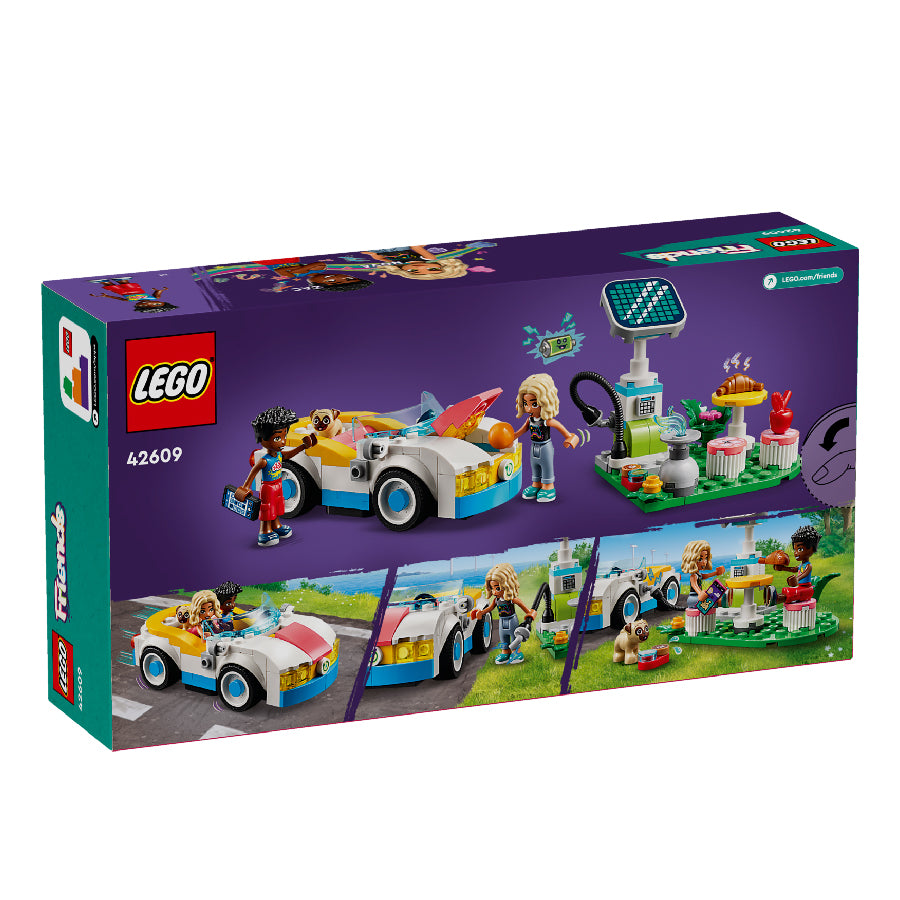 Đồ chơi lắp ráp Xe điện và trạm sạc điện LEGO FRIENDS 42609