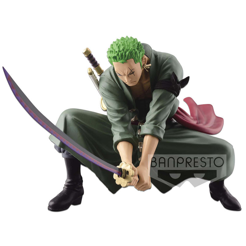 Đồ chơi búp bê-ONEPIECE SCULTURES BIG BANPRESTO FIGURE ZORO BANPRESTO 4983164166583