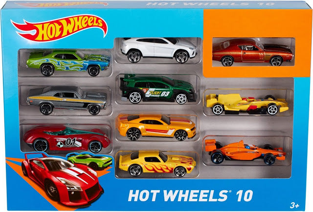 Đồ Chơi Bộ 10 Siêu Xe Hot Wheels 54886