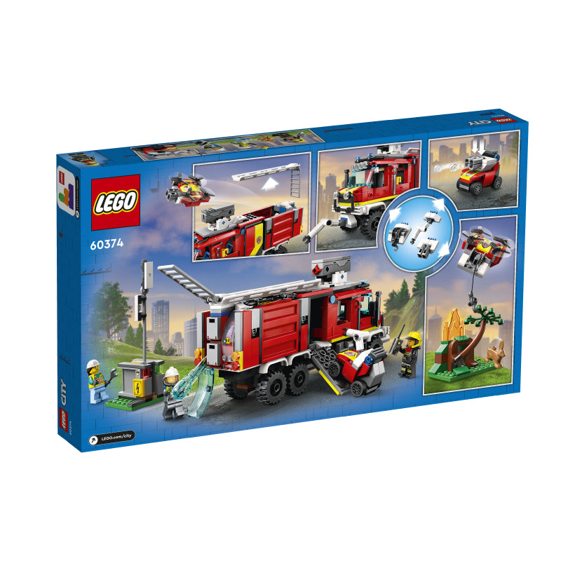 Đồ Chơi Lắp Ráp Xe Cứu Hỏa Chuyên Dụng LEGO CITY 60374