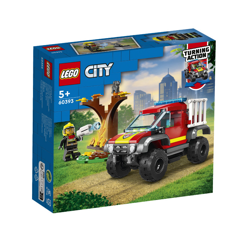 Đồ Chơi Lắp Ráp Xe Chữa Cháy 4X4 LEGO CITY 60393