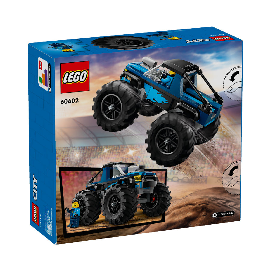 Đồ chơi lắp ráp Chiến xe Monster xanh dương LEGO CITY 60402