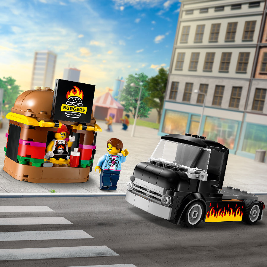 Đồ chơi lắp ráp Xe tải Burger lưu động LEGO CITY 60404