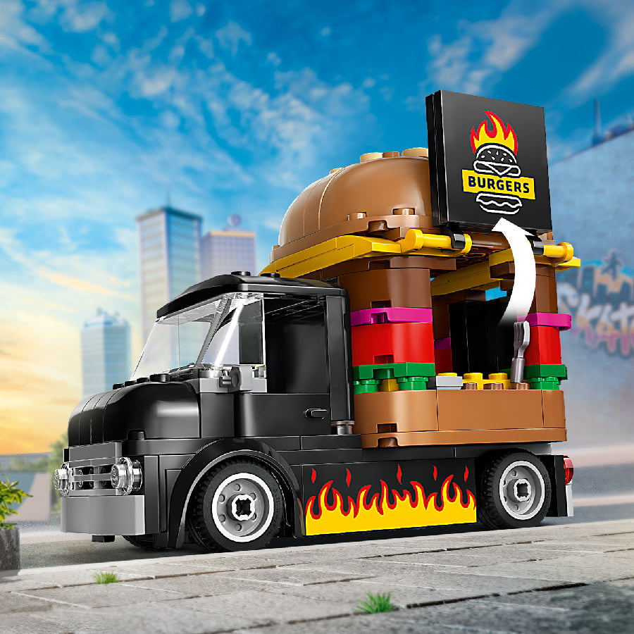 Đồ chơi lắp ráp Xe tải Burger lưu động LEGO CITY 60404