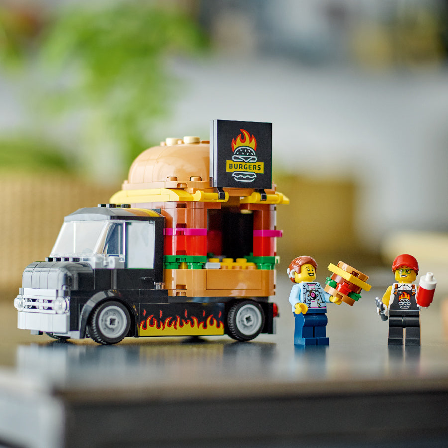 Đồ chơi lắp ráp Xe tải Burger lưu động LEGO CITY 60404