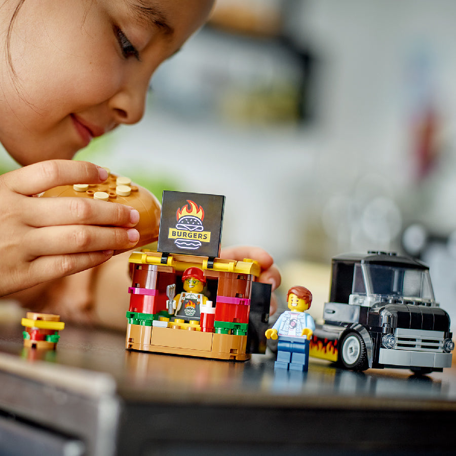 Đồ chơi lắp ráp Xe tải Burger lưu động LEGO CITY 60404