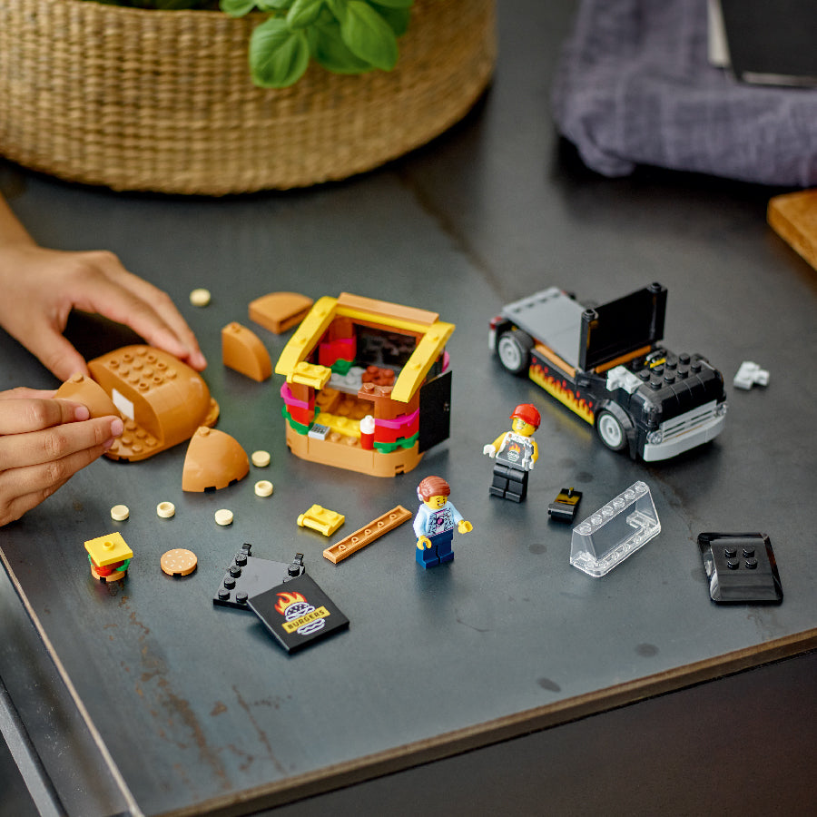 Đồ chơi lắp ráp Xe tải Burger lưu động LEGO CITY 60404