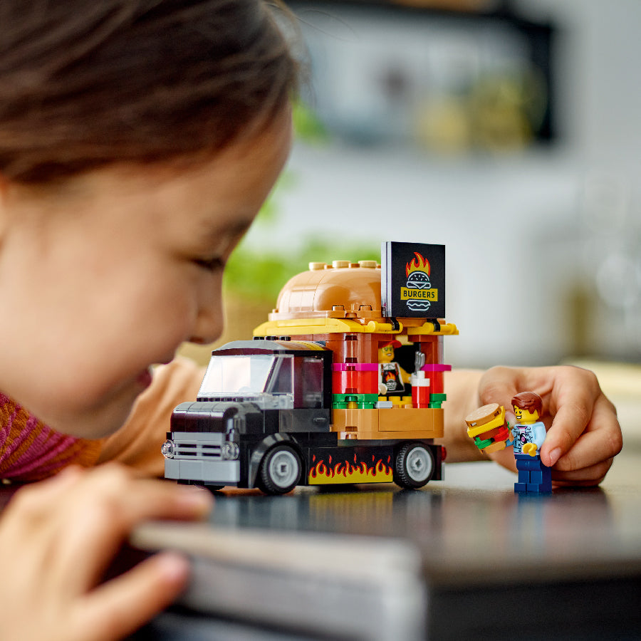 Đồ chơi lắp ráp Xe tải Burger lưu động LEGO CITY 60404