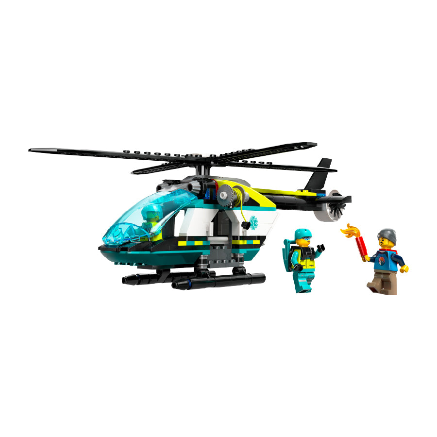 Đồ chơi lắp ráp Trực thăng cấp cứu chuyên dụng LEGO CITY 60405