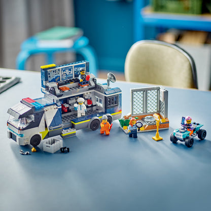 LEGO CITY 60418 criminal transport police truck assembly toy