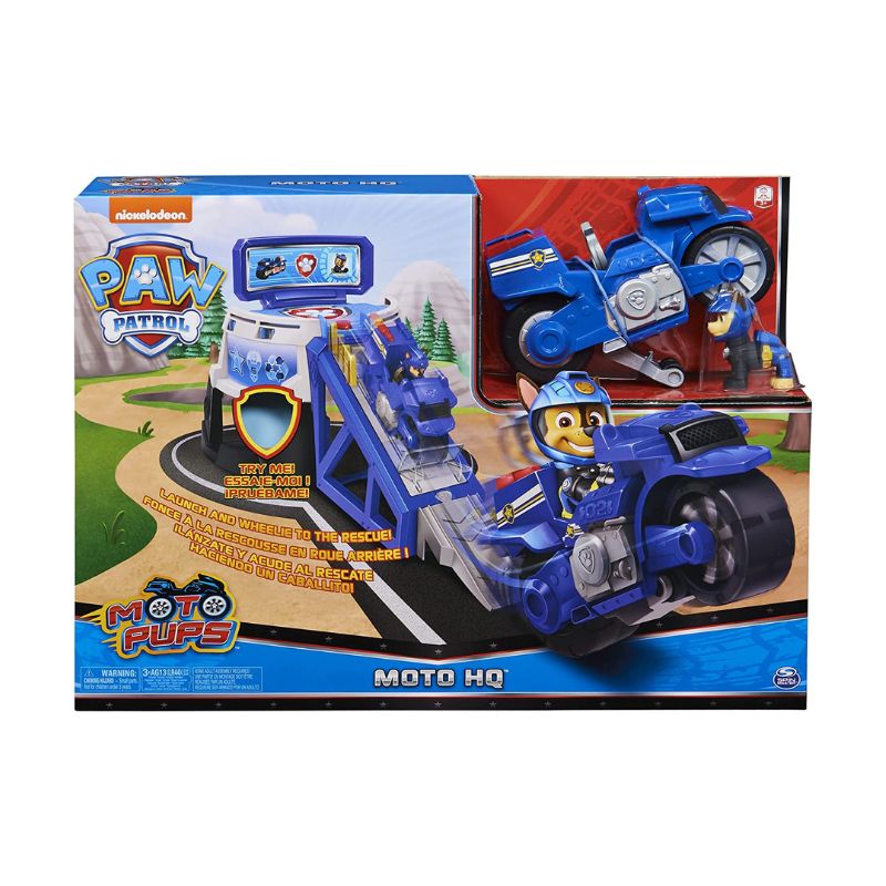 Chase PAW PATROL 6060233 Police Motorcycle Launcher Toy