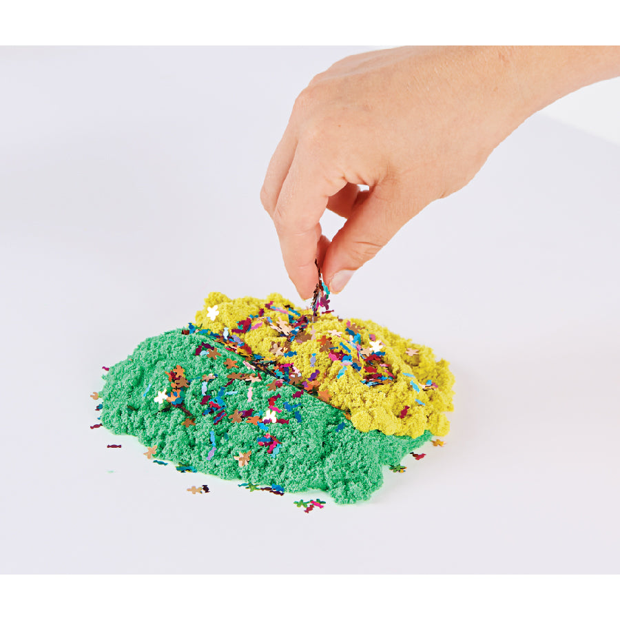 Kinetic sand - sparkly Flowfetti sand tube KINETIC SAND 6066739