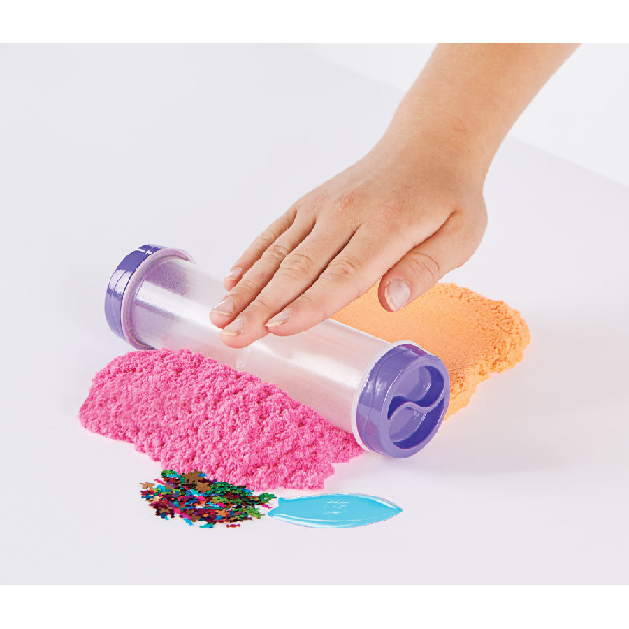 Kinetic sand - sparkly Flowfetti sand tube KINETIC SAND 6066739