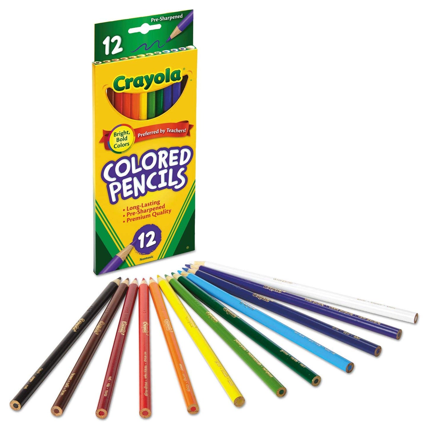 CRAYOLA 684012 long 12-color pencil