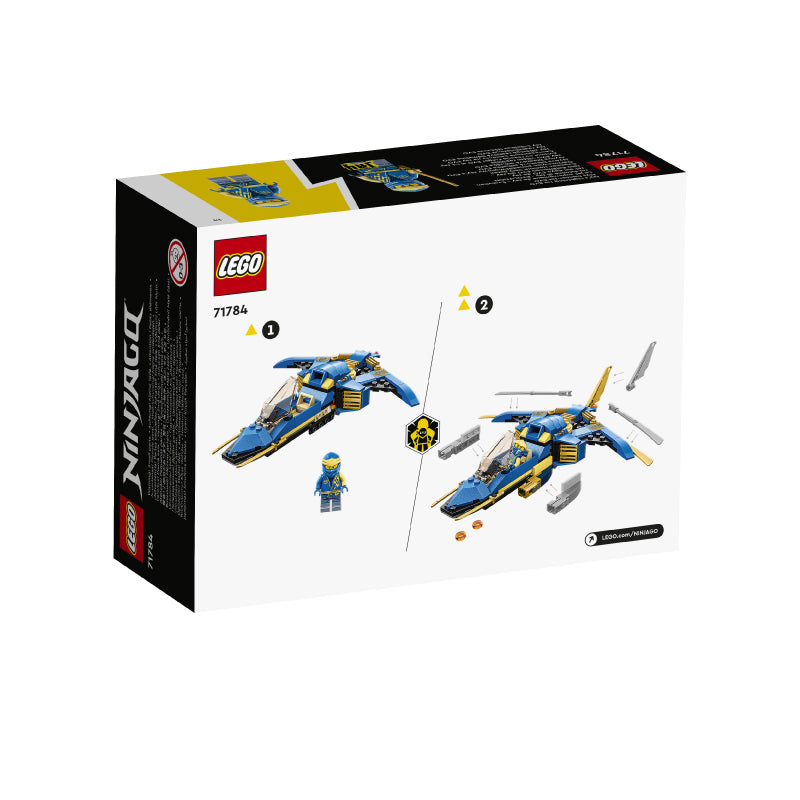 Đồ Chơi Lắp Ráp Phi Cơ Sấm Sét Tiến Hóa Của Jay LEGO NINJAGO 71784