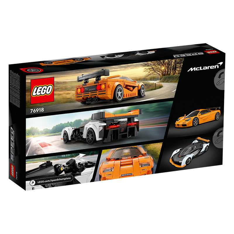 Đồ Chơi Lắp Ráp Siêu Xe Mclaren Solus Gt & Mclaren F1 Lm LEGO SPEED CHAMPIONS 76918