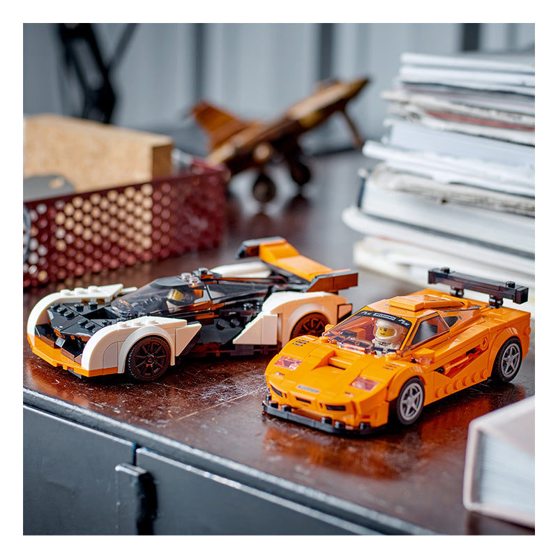 Đồ Chơi Lắp Ráp Siêu Xe Mclaren Solus Gt & Mclaren F1 Lm LEGO SPEED CHAMPIONS 76918