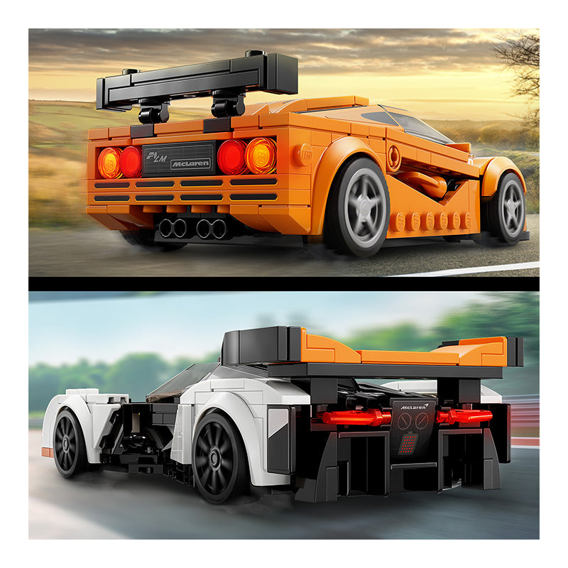 Đồ Chơi Lắp Ráp Siêu Xe Mclaren Solus Gt & Mclaren F1 Lm LEGO SPEED CHAMPIONS 76918