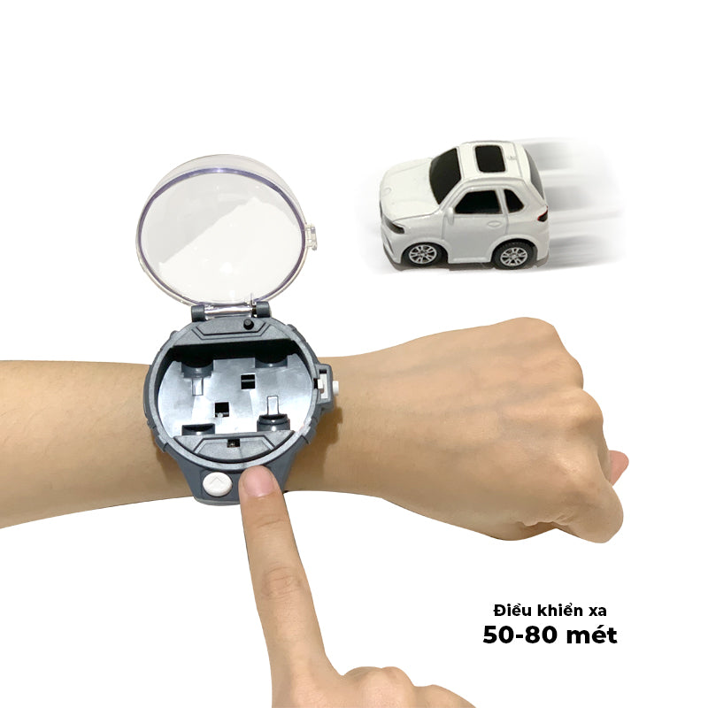 Đồng hồ điều khiển xe ô tô mini siêu tốc độ_Màu Trắng XTECH 8680-1