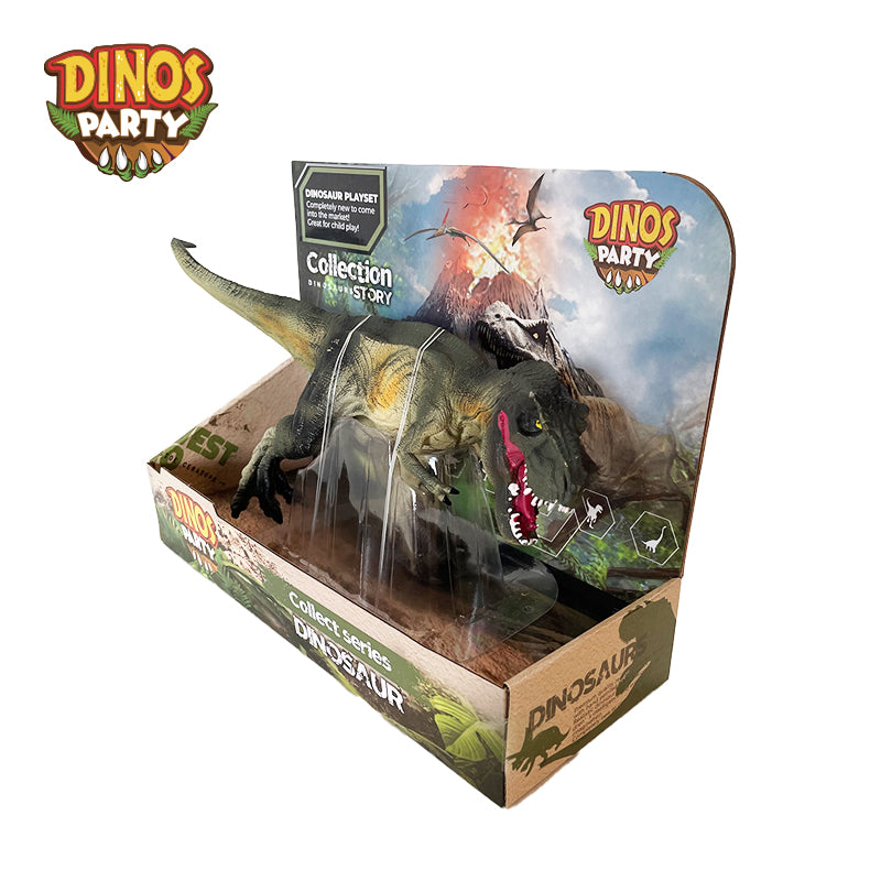 Walking dinosaur model Tyrannosaurus Rex_Green DINOS PARTY BG6010A-1 