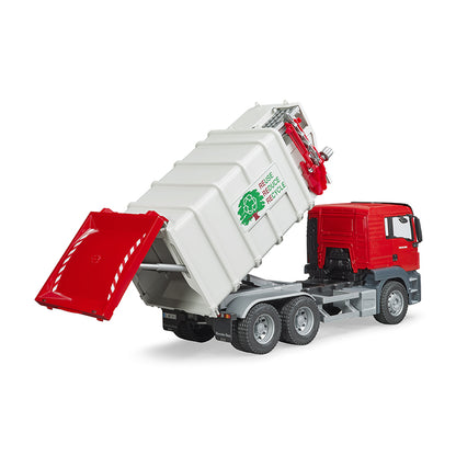 Miniature scale model toy 1:16 Garbage truck MAN TGS BRUDER BRU03761