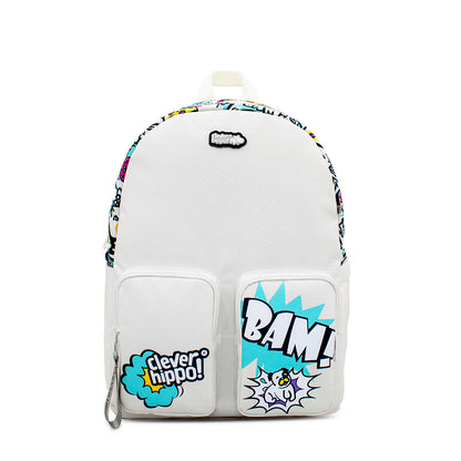 HiPock Backpack - Street Style White CLEVERHIPPO BST8202