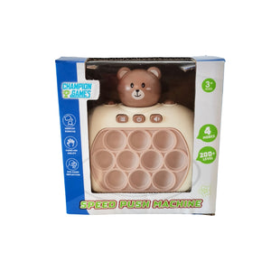 Trò chơi Pop it 200 cấp độ gấu teddy CHAMPION GAMES CPGJH04