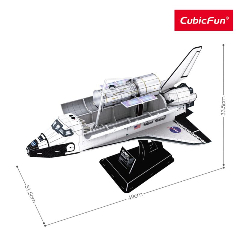 NASA 3D puzzle children's toy: Space shuttle Discovery PUZZLES DS1057H